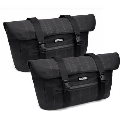 Custom Bike Bags Double Pannier Shoulder Bags Designed with a large capacity and an adjustable shoulder strap