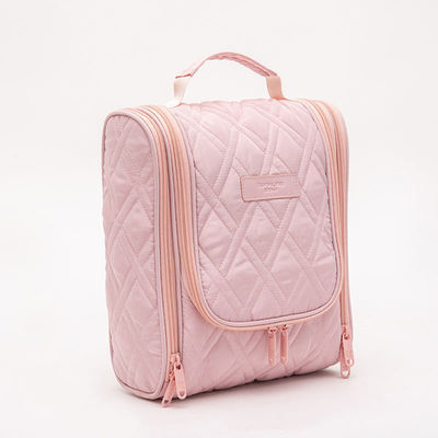 Hand Wash Portable Makeup Bag Spacious Lightweight Cosmetic Storage Case with Adjustable Dividers and Secure Zipper Closure