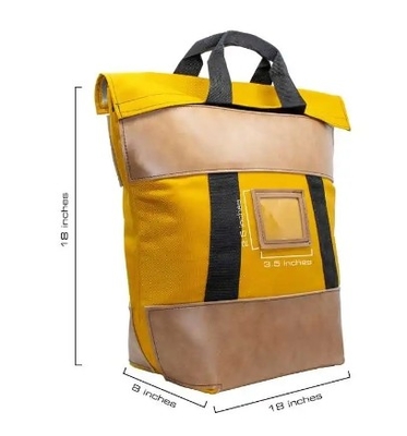 Fire Resistant Courier Bag – Made to Order With the tuff hide trim, square bottom, durable webbed handles and built in lock it is surely a valued product in every office, mail room or warehouse!