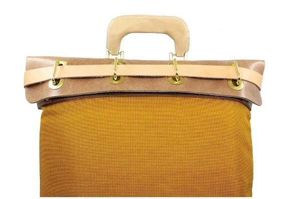 Regulation Locking Security Mailbag with Handles with Handles is constructed with 1350 Denier Ballistic Basket Weave Gold or 1000 Denier, which are water resistant