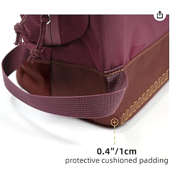 Travel Toiletry Bag 8L for Women, Large Packing Cube with Waterproof TPU Wet/Dry Compartment