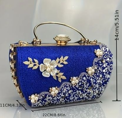 Luxury Evening Handbag Crafted with Materials Ideal for Weddings Parties and Evening Gatherings with Spacious Interior