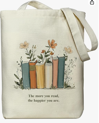 Women's canvas tote bag, with a zipper inside pocket, canvas bag with zipper, suitable for daily shopping, work and grocery items.