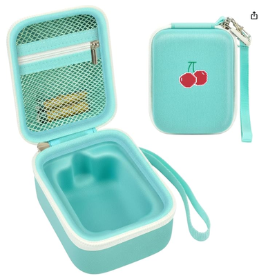 Custom-Fit Carrying Case for Bitzee Interactive Digital Pet | Battery Pocket and Detachable Hand Strap, Prevent Drops and Scratches, Travel and Gift Storage,  Box Only