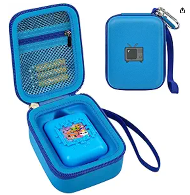 Custom-Fit Carrying Case for Bitzee Interactive Digital Pet | Battery Pocket and Detachable Hand Strap, Prevent Drops and Scratches, Travel and Gift Storage,  Box Only