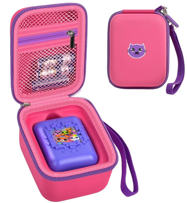 Custom-Fit Carrying Case for Bitzee Interactive Digital Pet | Battery Pocket and Detachable Hand Strap, Prevent Drops and Scratches, Travel and Gift Storage,  Box Only