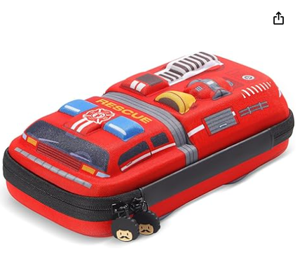 rockpapa Large-Capacity Sports Racing Car Pencil Case, Pencil Box, Storage Box for School Students Boys Teens Kids Girls