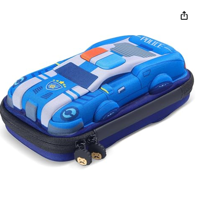 rockpapa Large-Capacity Sports Racing Car Pencil Case, Pencil Box, Storage Box for School Students Boys Teens Kids Girls