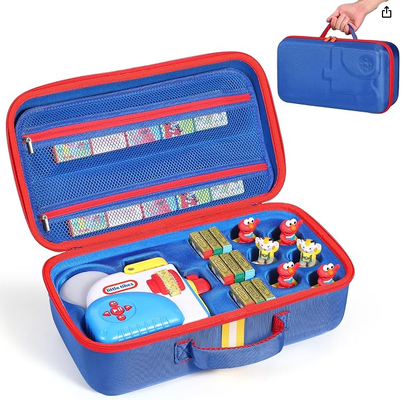 Hard Carrying Case Fits for Little Tikes Story Dream Machine Books Starter Set, Large Protective Travel Container Case for Storytime Audio Play Real for Littles Character Collection,  (Box Only)