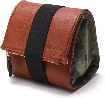 CANPIS Mirrorless Camera Case, Leather Small Camera Bag Lens Pouch, Photography Travel Bag, Outdoor Carry-on Storage Bag