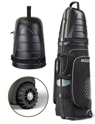 Golf Travel Bags for Airlines with Wheels, Hard Case Top Protect Golf Clubs