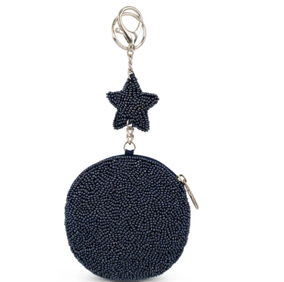 Starry Night Coin Purse Coin Purse Key ring and easy open trigger hook Beaded coin small bags