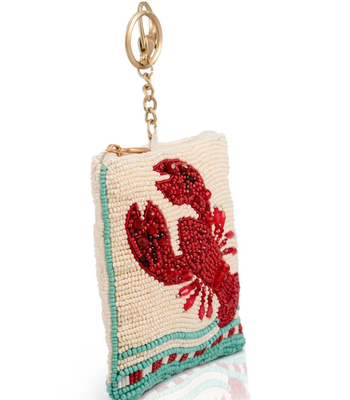 Crack Me Up Coin Purse Coin Purse Key ring and easy open trigger hook Beaded coin small bags
