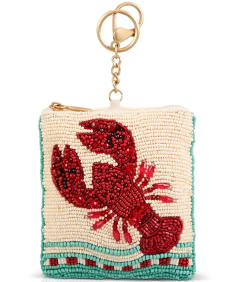 Crack Me Up Coin Purse Coin Purse Key ring and easy open trigger hook Beaded coin small bags
