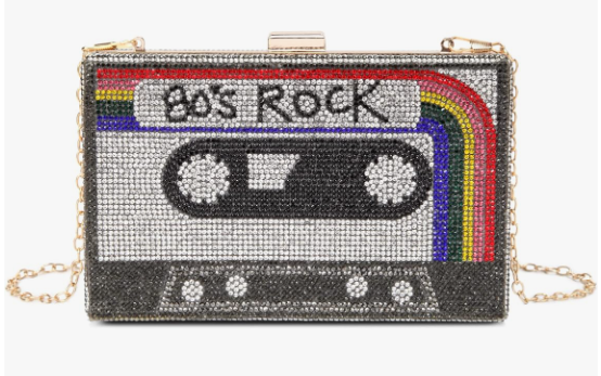 Women Retro Crossbody Bag Rhinestone Fun Unique Evening Clutch Purses for Women
