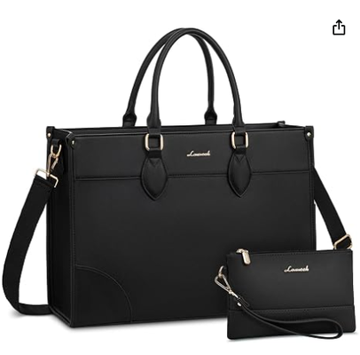Laptop Bag for Women 15.6 lnch,Waterproof Laptops Tote Bags for Womens,Professional Work Bags for Women with Cup Holder,Large Laptop Purse Computer Briefcase Office Teacher Clutch Bag