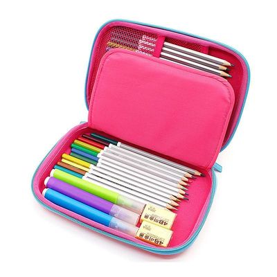 ODM 60Pcs Unicorn EVA Pencil Case 3D Printing Logo Pink Color