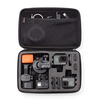 Large Gopro Carrying EVA Tool Case Velvet Lining Silk Screen Logo