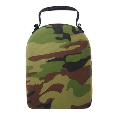 Portable EVA Storage Case Featuring Hard Shell and Camouflage Color Ideal for Baseball Caps and Travel Accessories