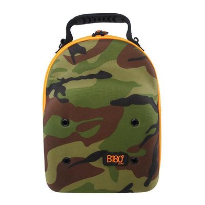 Camouflage Color Cap Carrier EVA Storage Case Knitted Fabric Lining