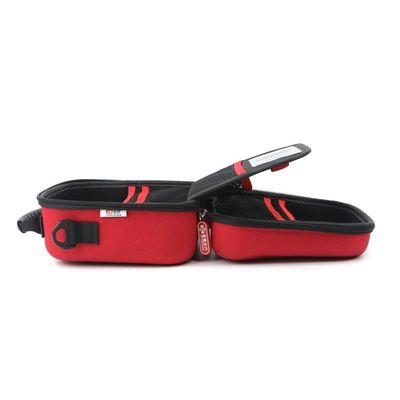 Medical Grade First Aid Kit Portable EVA Carrying Case with Customizable Size Mesh Pockets and Elastic Straps for Organization