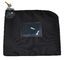 Dustproof 70D Nylon Zipper Bank Bags Embossing Logo Zippered Coin Purse