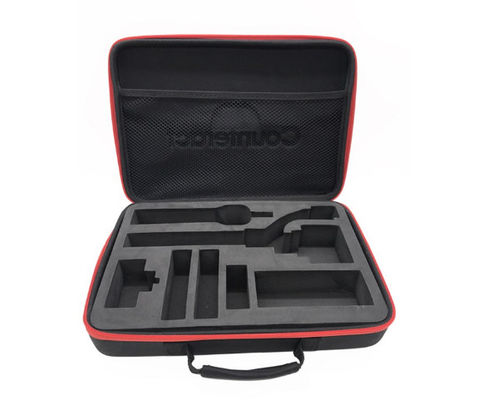 Black Colors 900D Polyester EVA Hard Shell Case Hand Carrying Rubber Patch