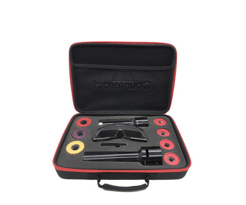 Black Colors 900D Polyester EVA Hard Shell Case Hand Carrying Rubber Patch