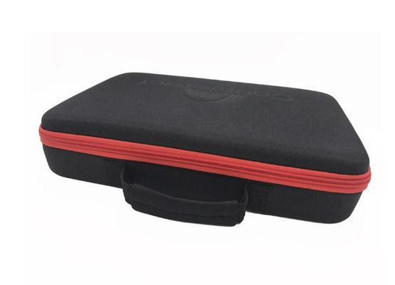 Black Colors 900D Polyester EVA Hard Shell Case Hand Carrying Rubber Patch