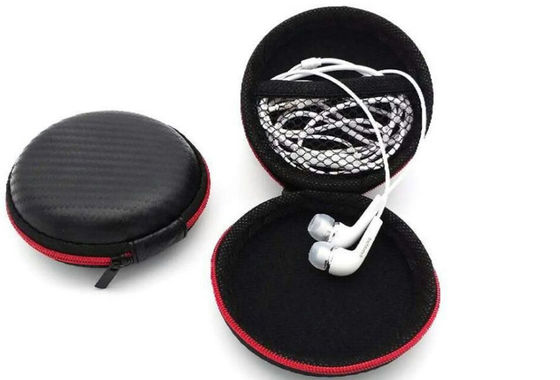 8X8X3 Zipper Earphone EVA Hard Cases