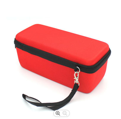 Shockproof Pu Leather EVA Speaker Case Pantone Color Mesh Pocket Eva Hard Case Shockproof Speaker Case/Bag With Strap BY Pu Leather Material