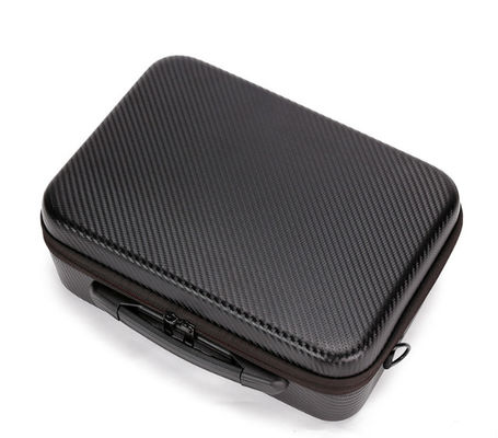 Protective Hard Black EVA Storage Case with Foam Interior and Shoulder Strap Ideal for Secure Storage and Transport Needs