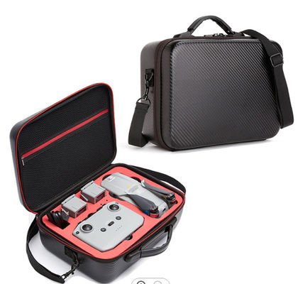 Protective Hard Black EVA Storage Case with Foam Interior and Shoulder Strap Ideal for Secure Storage and Transport Needs