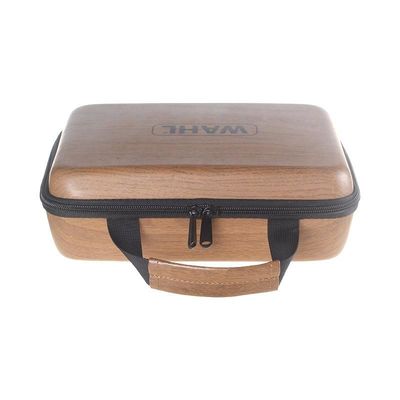 Dustproof EVA Storage Case Wood Grain PU Leather Surface Shockproof