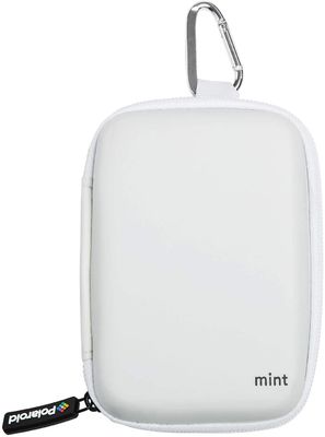White Color Embossed EVA Camera Case 600D Polyester Zipper Protective