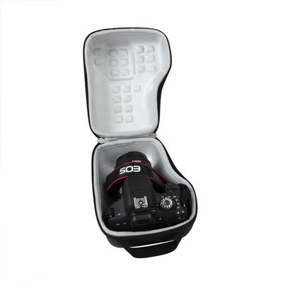 Eco Friendly Dustproof 1680D Polyester EVA Camera Bag For Travel