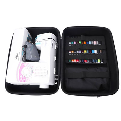Shockproof EVA Tool Case Removable Bottom Pad Sewing Machine Carrying Case EVA Tool Case Sewing Machine Case With Detachable Trolley Dolly Tote With Removable Bottom Pad