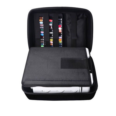 Shockproof EVA Tool Case Removable Bottom Pad Sewing Machine Carrying Case EVA Tool Case Sewing Machine Case With Detachable Trolley Dolly Tote With Removable Bottom Pad