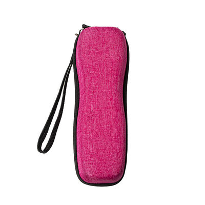 Rose Red Nylon 900D EVA Travel Tool Case For Hair Removal Device