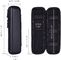 Black 3D EVA Hard Case Pencil Pouch 1800D Polyester PU Leather