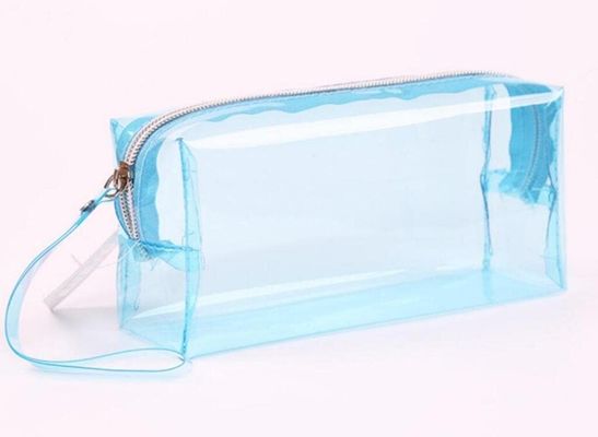EVA Transparent Pen Pouch Pvc Hard Plastic Pencil Case With Compartments