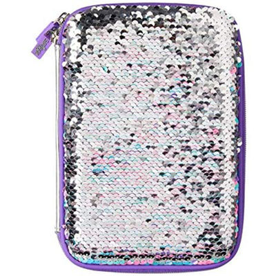 Custom EVA Pencil Case with waterproof shockproof features mesh pocket and embossing debossing metal plate logo options