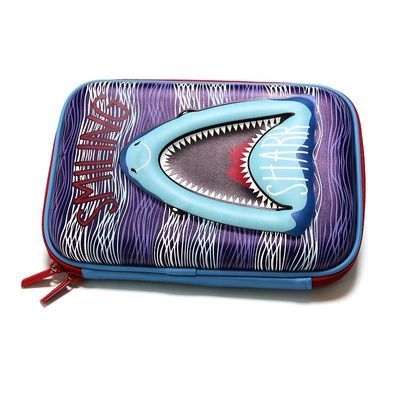 Custom 3D Touch EVA Pencil Case with Debossing Logo Large Capacity Hard Shell Suitable for Student Stationery Storage and Accessories