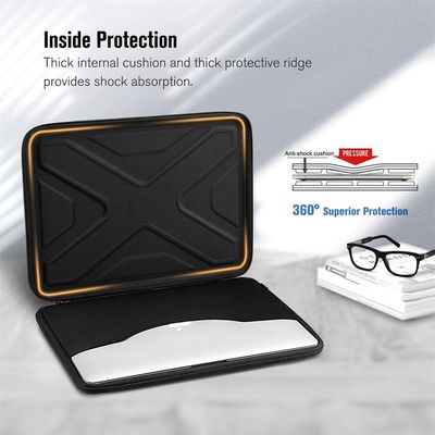 Hard Laptop Sleeve Case 13 Inch Waterproof Shockproof Protective Notebook Computer Cover Carrying Bag for 13.3&quot; MacBook
