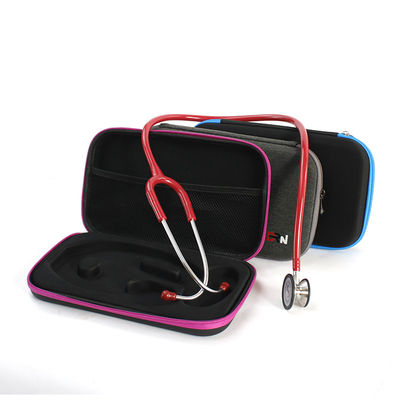 Travelling EVA Personalized Stethoscope Case Polyester Surface Material is recyclable