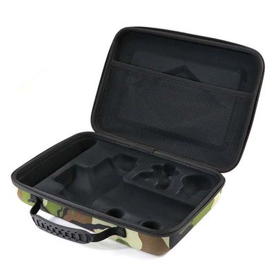 Camouflage Color EVA Hypervolt Carrying Case With Webbing Handle EVA Muscle Massage Gun Carrying Case Shockproof Dustproof