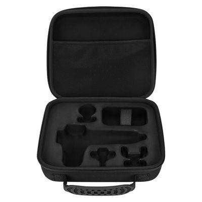 Customizable Black EVA Massage Gun Case with Shockproof Waterproof Design and Multiple Logo Craft Options for Professional