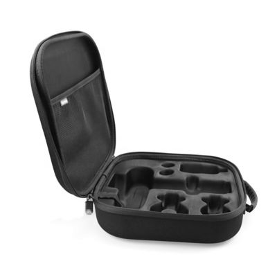 Black Silk Printing Logo EVA Massage Gun Carrying Case Bumps Proof