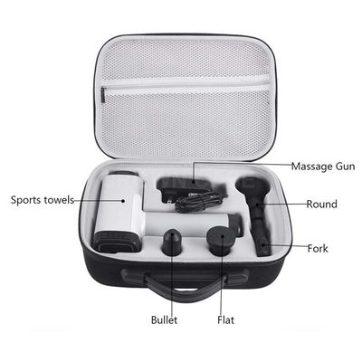 Travel Friendly Massage Gun Case Made From 900D Polyester And EVA Materials Offering Protection Against Water Bumps And Scratches