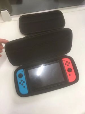 Velvet Lining Metal Zipper Pulls EVA Travel Case For Switch Lite